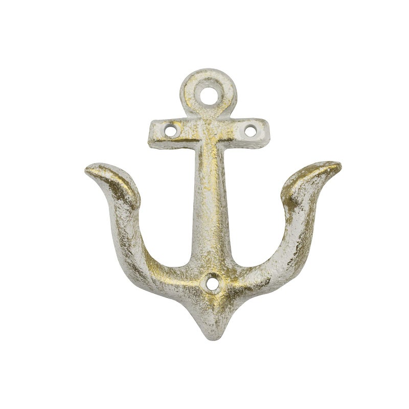 ROXLLGJC Nautical Rope Toilet Paper Holder Coastal Towel Holder with Metal Hook for Bathroom Decor (White) - Image 3